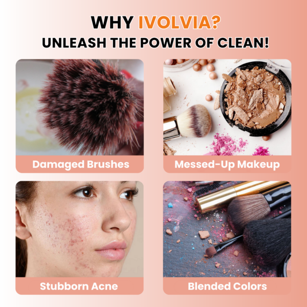 Ivolvia Makeup Brush Cleaner