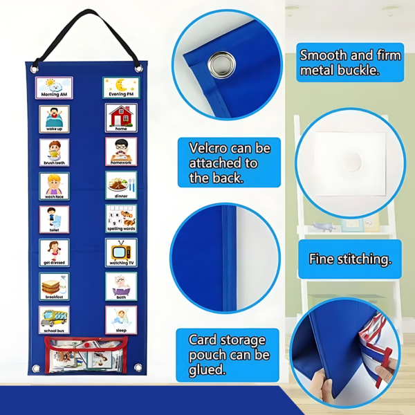 Kids Daily Schedule Board - 70pcs