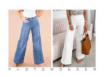 LAST DAY 50% OFF - SEAMED FRONT WIDE LEG JEANS