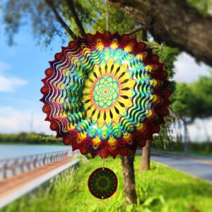 (Last Day 70% OFF ) Stainless Steel Wind Spinner - Stunning 3D Effect