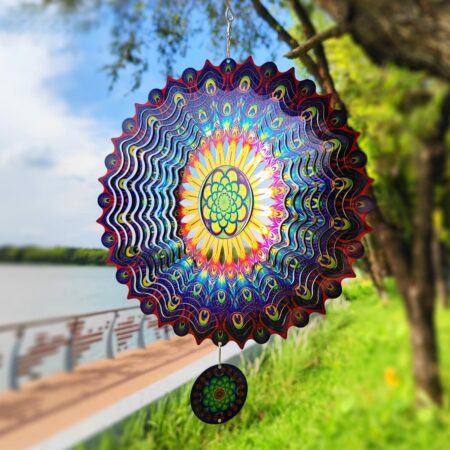 (Last Day 70% OFF ) Stainless Steel Wind Spinner - Stunning 3D Effect
