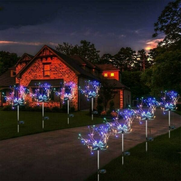 Last Day GET 70% OFF- Waterproof Solar Garden Fireworks Lamp