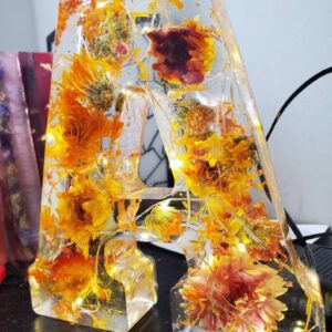 Last Day Promotion 49% OFF – Floral Resin Night Light