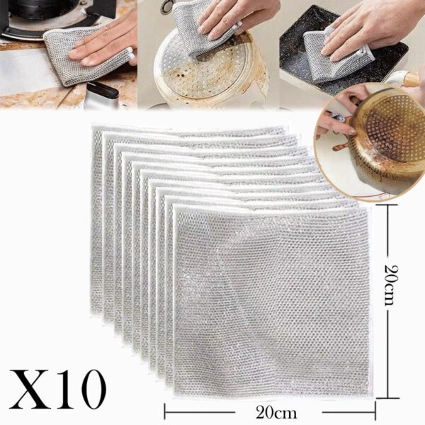 Last Day Promotion 49% OFF - Multipurpose Wire Miracle Cleaning Cloths