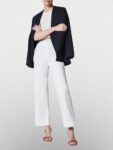 LAST DAY SALE 50% OFF - Tummy Control Twill Cropped Wide Leg Pant