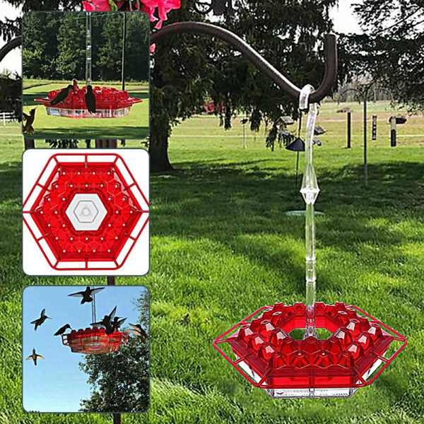 (Last Day Sale-50% OFF) Mary's Hummingbird Feeder With Perch And Built-in Ant Moat