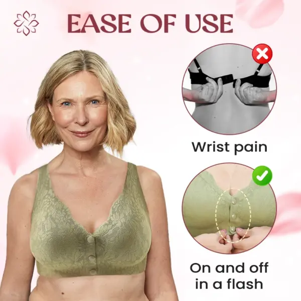 LAST DAY SALE 70% OFF - Zero Feel Lace Full Coverage Front Closure Bra