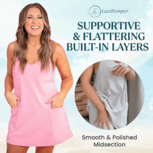 LaziRomper – Camisole Romper with Built-in Layers