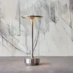 LED Electroplated Metal Table Lamp