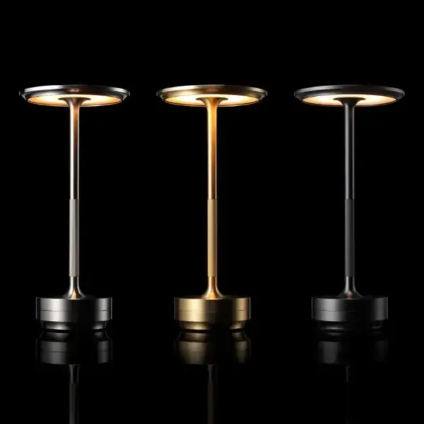 LED Electroplated Metal Table Lamp