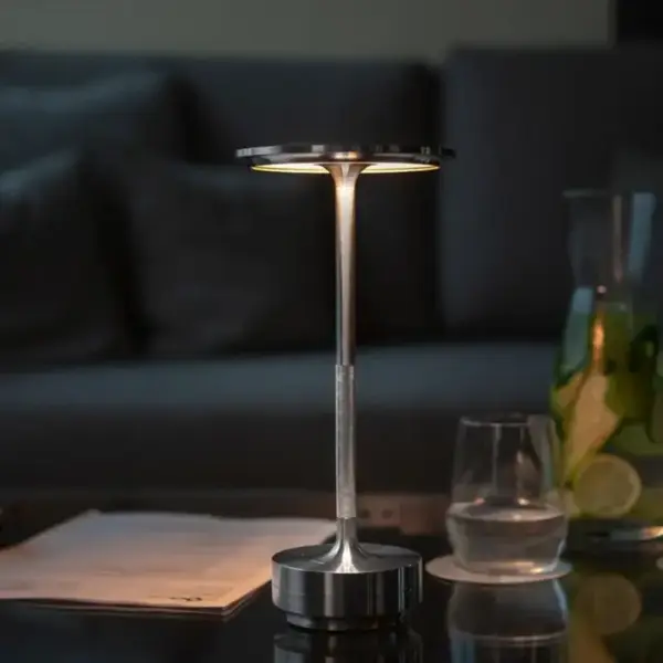 LED Electroplated Metal Table Lamp