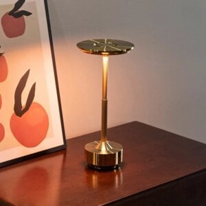 LED Electroplated Metal Table Lamp