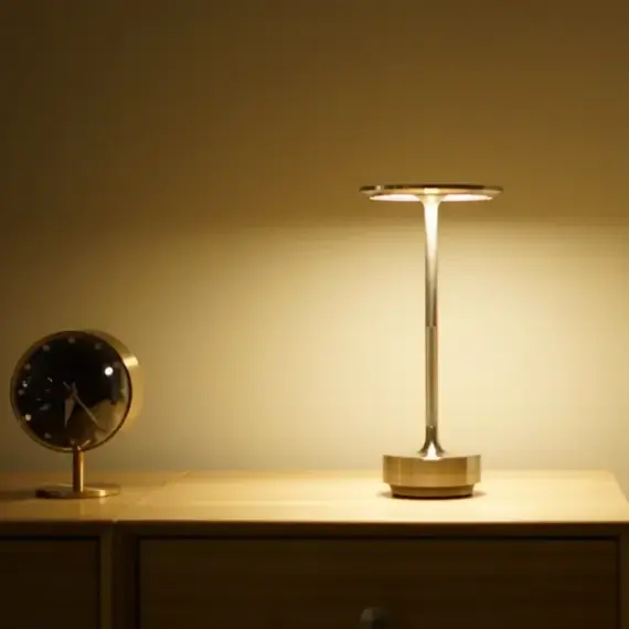 LED Electroplated Metal Table Lamp
