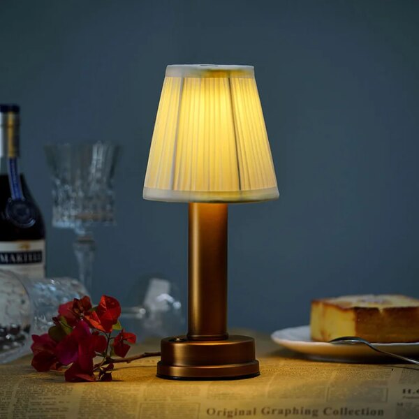 LED Silk Metal Table Lamp