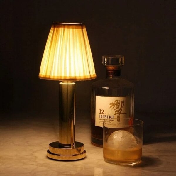 LED Silk Metal Table Lamp