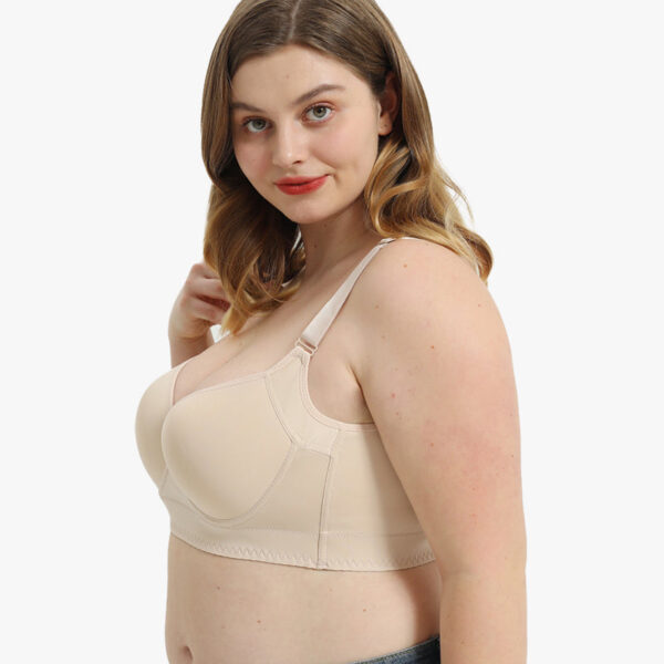 LilySure Push-Up Back Smoothing Bra - Black+Beige (Buy 1 Get 1 Free)