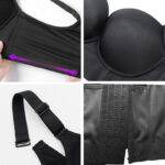 LilySure Push-Up Back Smoothing Bra - Black+Beige (Buy 1 Get 1 Free)