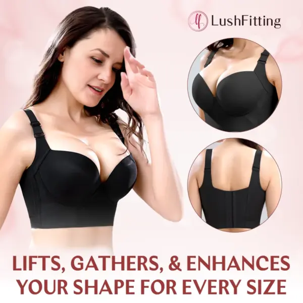 LushFitting - Deep Cup Full Coverage Bra - LAST DAY SALE 70% OFF