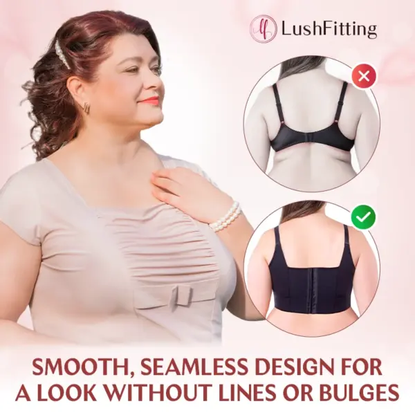 LushFitting - Deep Cup Full Coverage Bra - LAST DAY SALE 70% OFF