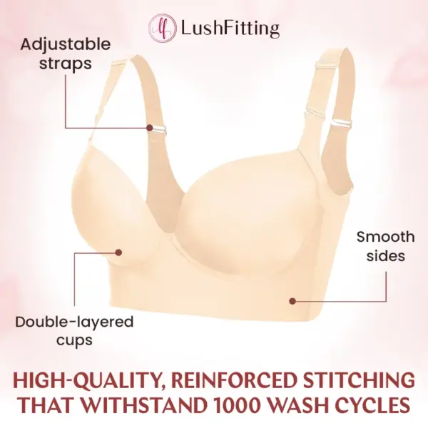 LushFitting - Deep Cup Full Coverage Bra - LAST DAY SALE 70% OFF