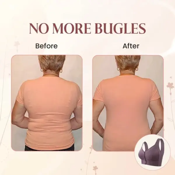 Mother Day's Limited Sale Buy 1 Get 3 Packs - 2024 New Front Closure Breathable Bra for Seniors