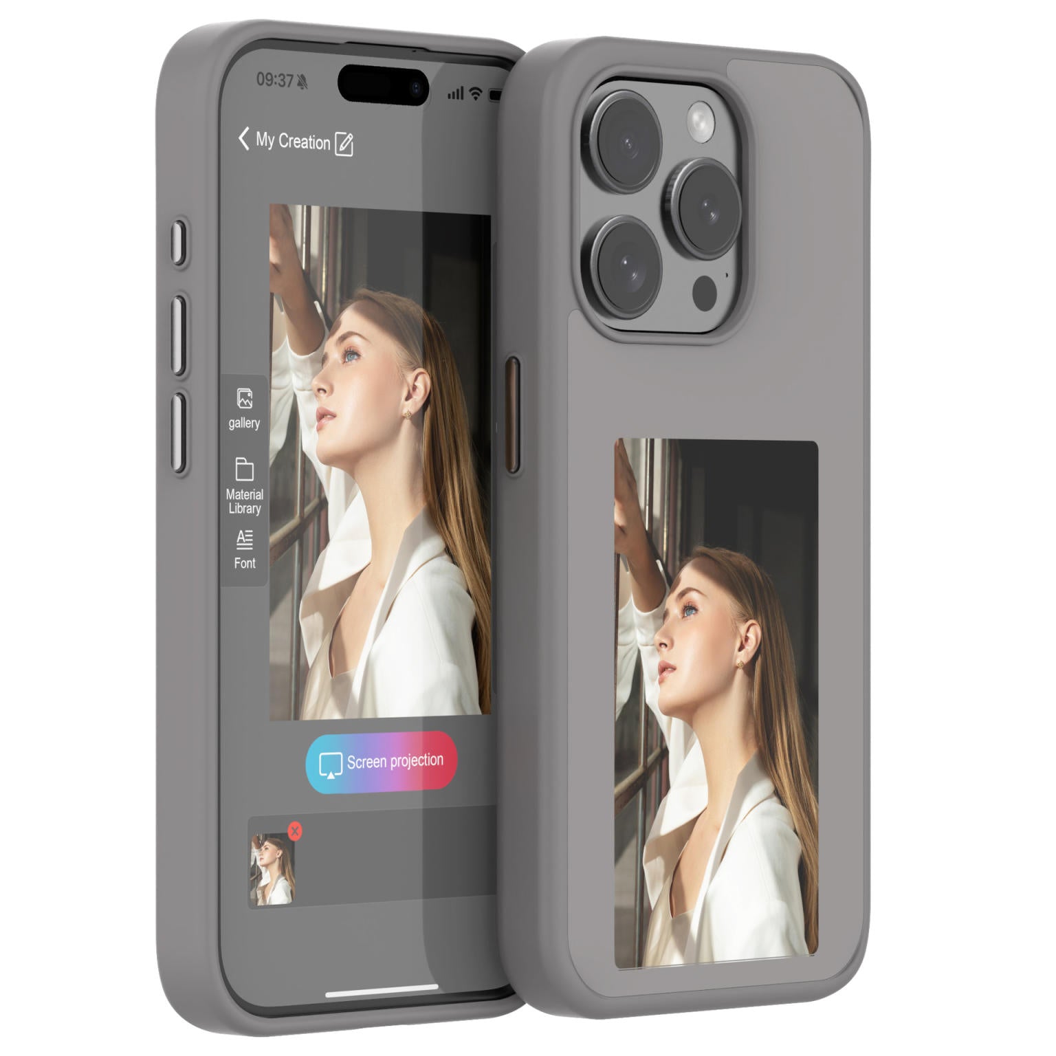 PhotoInk Case - The Original E-Ink Case for iPhone