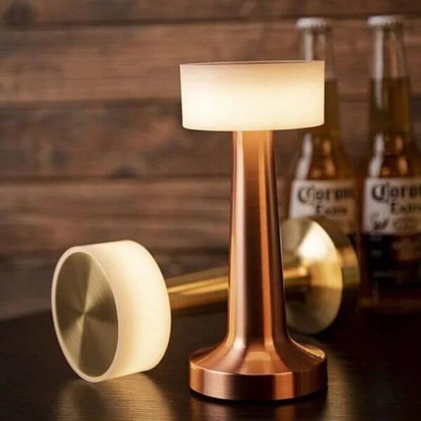 Retro LED Metal Cordless Table Lamp