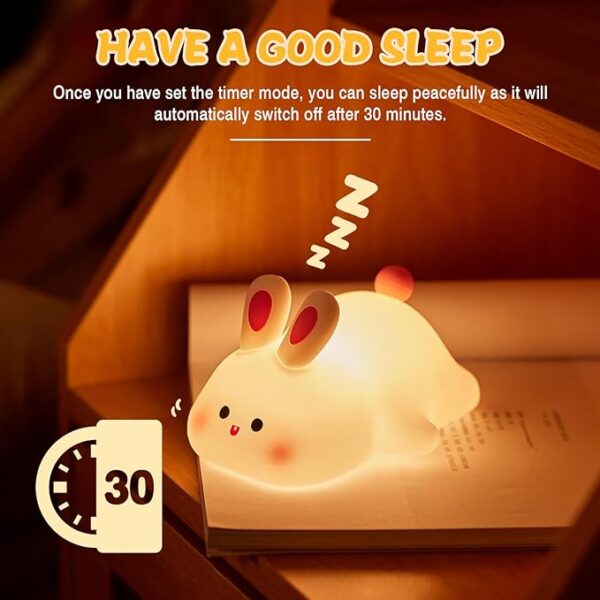 Silicone Bunny Night Light