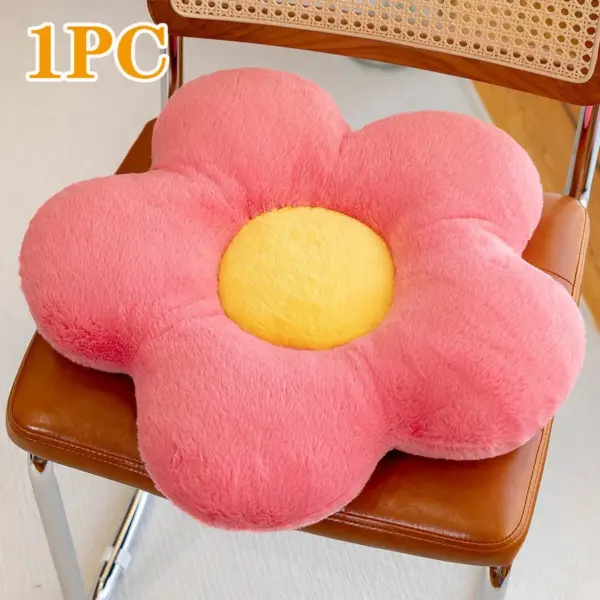 Stuffed Flower Seat Cushion