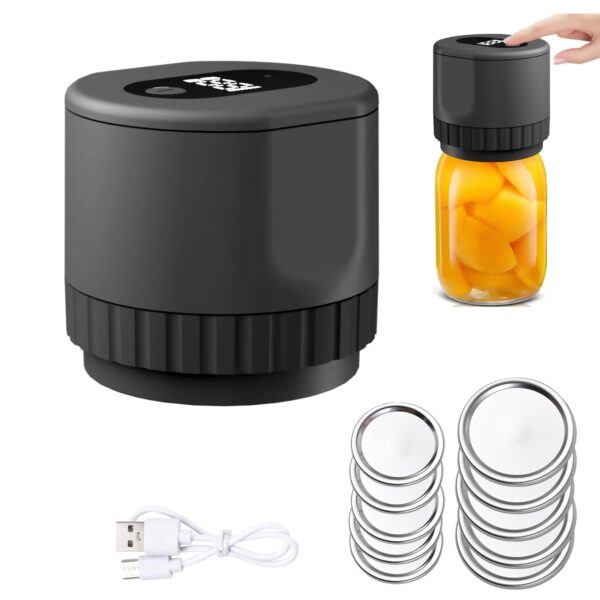 The JarVac Mason Jar Vacuum Sealer