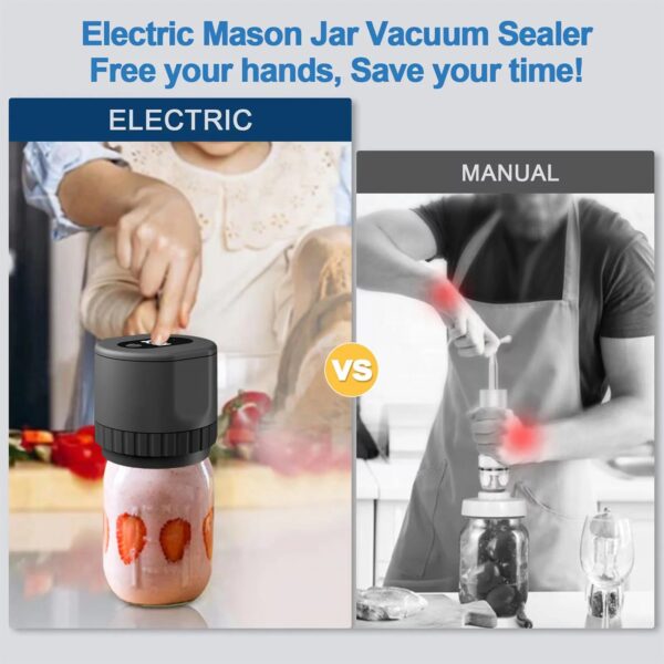 The JarVac Mason Jar Vacuum Sealer