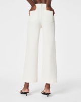 Tummy Control Cropped Wide-Leg Jeans