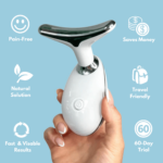 Wavy Chic - Microcurrent Multifunctional Facial Massager, Neck Massage, Neck Wrinkle Removal, Nasolabial Wrinkle