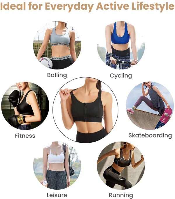 Wireless Supportive Sports Bra