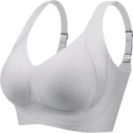 WOMEN FOR SURE Enhanced W Support Adjustment Comfort Bra-Black