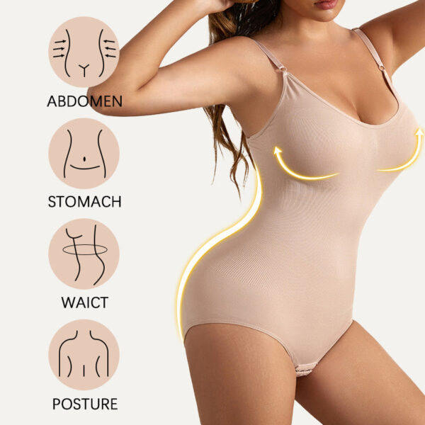 WOMEN FOR SURE THE VIRAL SNATCHED SILHOUETTE BODYSUIT (BUY 1 GET 1 FREE)