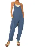 Wridie - Sale 70% - Womens Casual Wide-Leg Jumpsuit