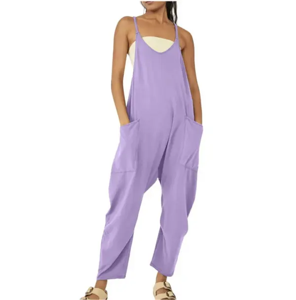 Wridie - Sale 70% - Womens Casual Wide-Leg Jumpsuit