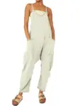 Wridie - Sale 70% - Womens Casual Wide-Leg Jumpsuit