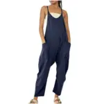 Wridie - Sale 70% - Womens Casual Wide-Leg Jumpsuit