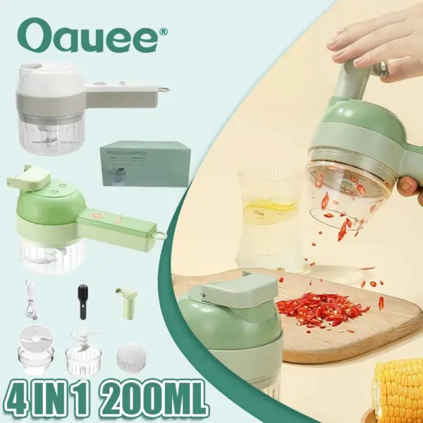 4 in 1 Multi-function Cordless Food Processor