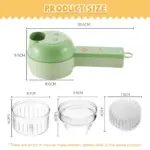 4 in 1 Multi-function Cordless Food Processor