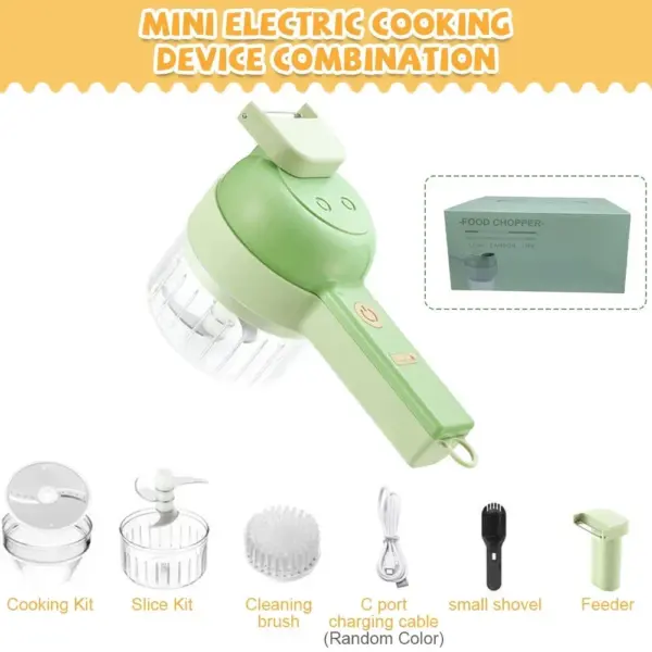 4 in 1 Multi-function Cordless Food Processor