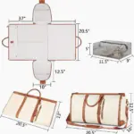 AnnaFinds Foldable Travel Bag 