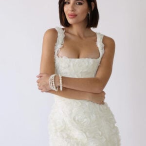 Blossom Embrace Corset Mini Dress