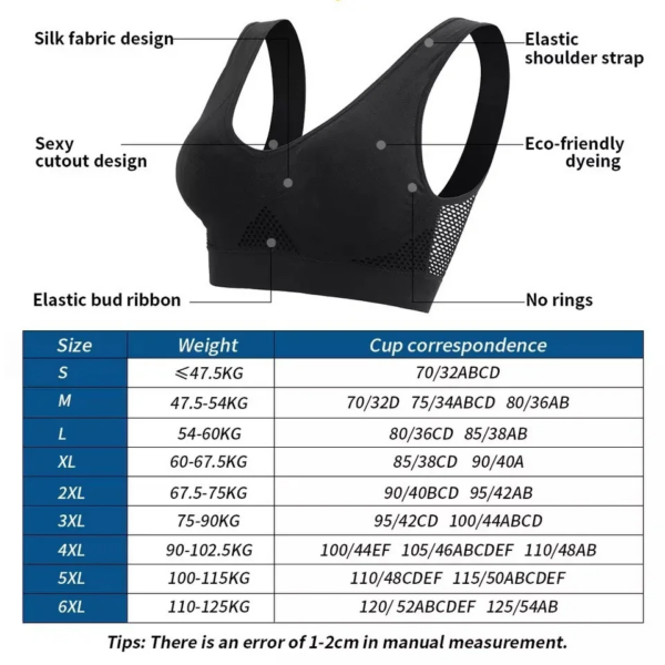 Breathable Cool Liftup Air Bras - Buy 1 Get 2 FREE