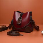 Casual Bucket Bag: Wide Shoulder Handbag for Women (Buy 2 Get 15% OFF)