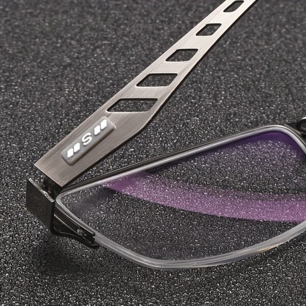 COLOR-CHANGING BUSINESS ALUMINUM ALLOY MYOPIA GLASSES