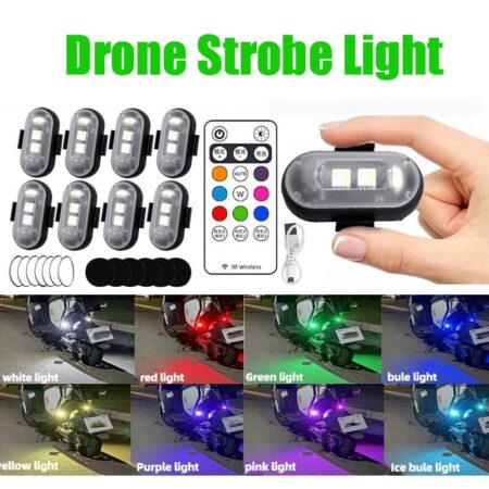 Colorful Car LED Light, Wireless Remote Control LED Strobe Light