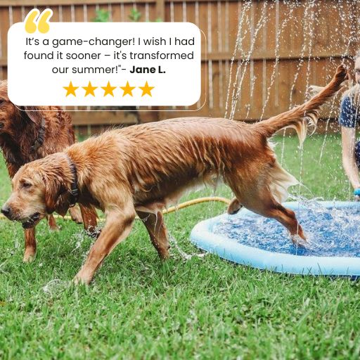 DoggySplash - Cooling, Playful, Dog Sprinkler Pad!